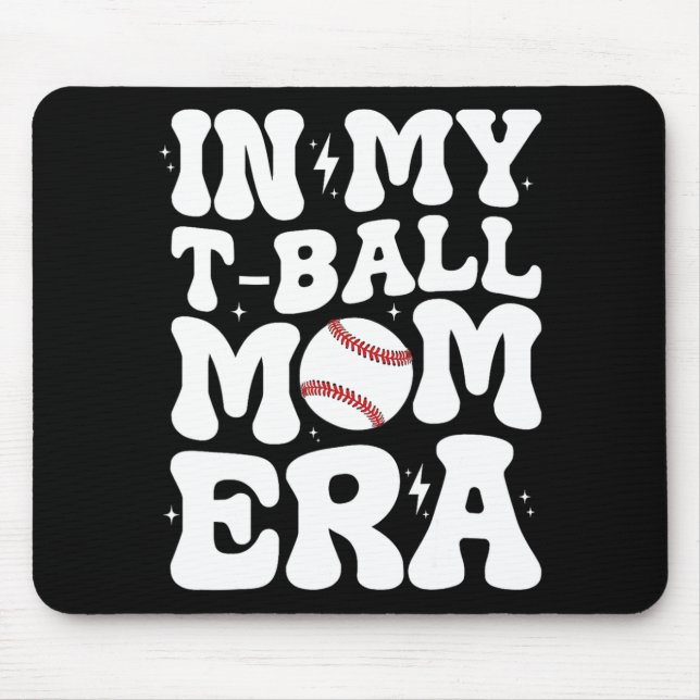 My T Ball Mum Era Groovy Fun Tee Ball Mum Mother's Mouse Pad (Front)
