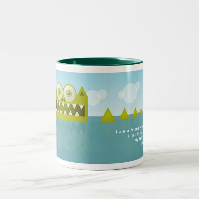 My Tail Is Long Two-Tone Coffee Mug (Center)