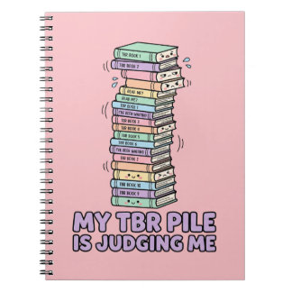 My TBR Pile Is Judging Me Funny Book Pastel Vector