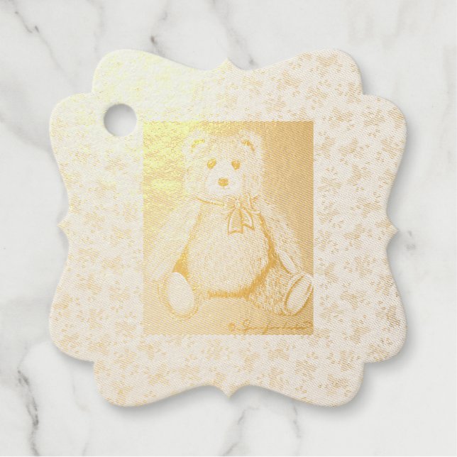 My Teddy! Favour Tags (Front)