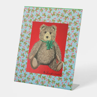 My Teddy! Pedestal Sign