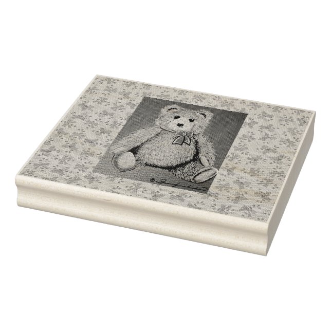 My Teddy! Rubber Stamp (Stamp)
