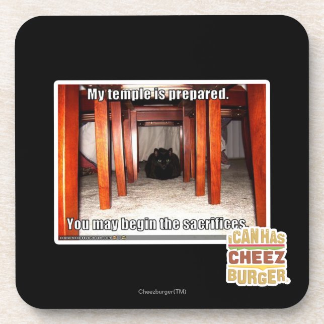 My temple is prepared. coaster (Front)