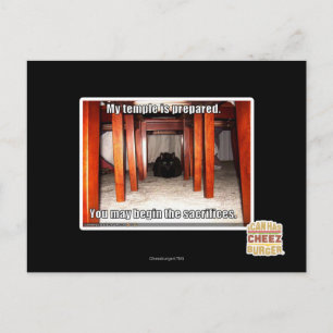 My temple is prepared. postcard