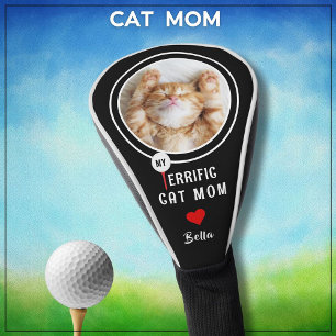 My Terrific Cat Mum Personalised Golfer Photo * Golf Head Cover