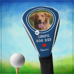 My Terrific Dog Dad Personalised Golfer Photo  Golf Head Cover<br><div class="desc">What a lovely and fun way to cheer him on the course -- and, yes, of course, he is terrific! With tee and ball -- photo and heart -- it will make his day. Personalise with a valued photograph. This is a wonderful gift to be treasured for many years to...</div>