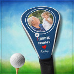 My Terrific Grandpa Personalised Golfer Photo Golf Head Cover<br><div class="desc">What a lovely and fun way to cheer Grandpa on the course -- and, yes, of course, he is terrific! With tee and ball -- photo and heart -- it will make his day. No doubt he loves his grand kids and this game! Personalise with a valued photograph. This is...</div>