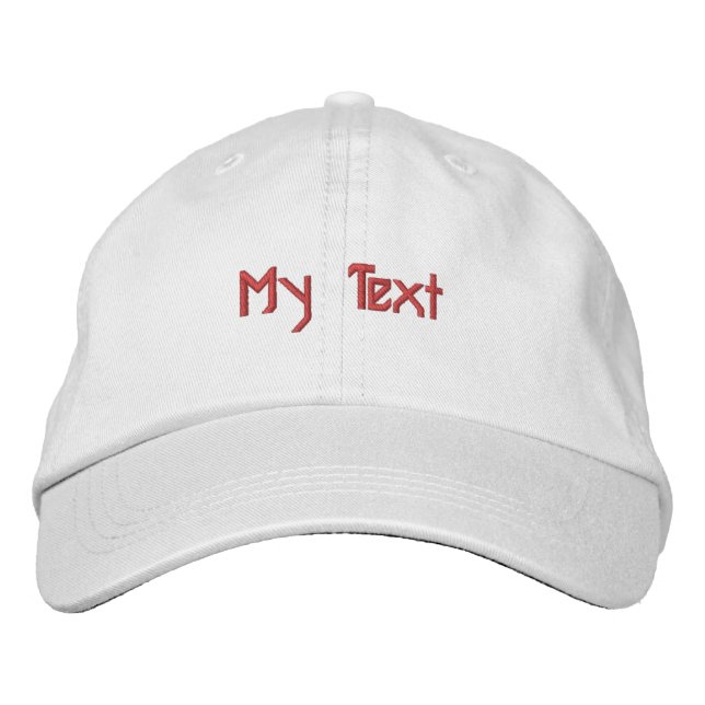 My Text attractive looking charming-Hat Embroidered Hat (Front)