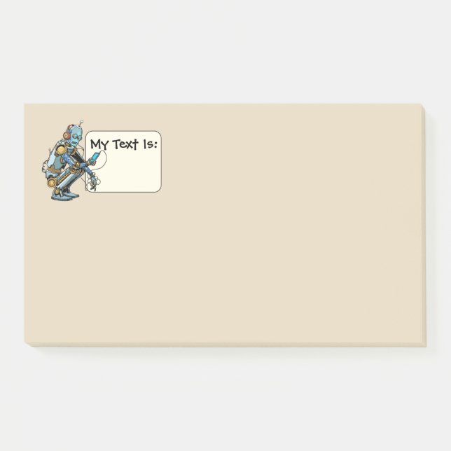 My Text Is: Large Post-It Notes (Front)