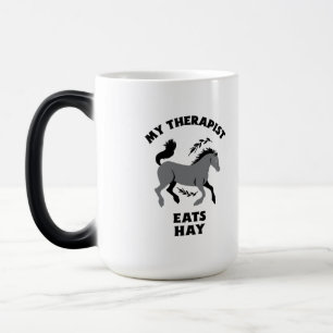 MY THERAOIST EATS HAY MAGIC MUG
