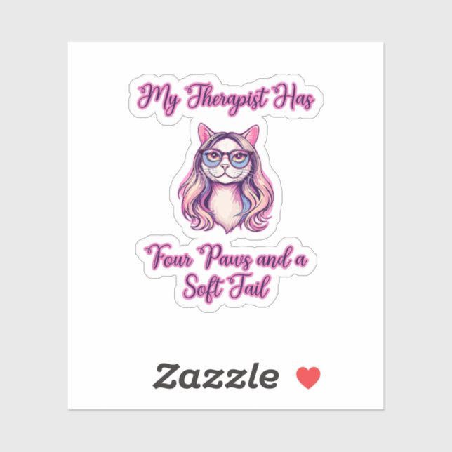 My Therapist Has Four Paws Soft Tail Cat Lover (Sheet)