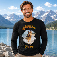 My therapist has paws photo dog quote joke black