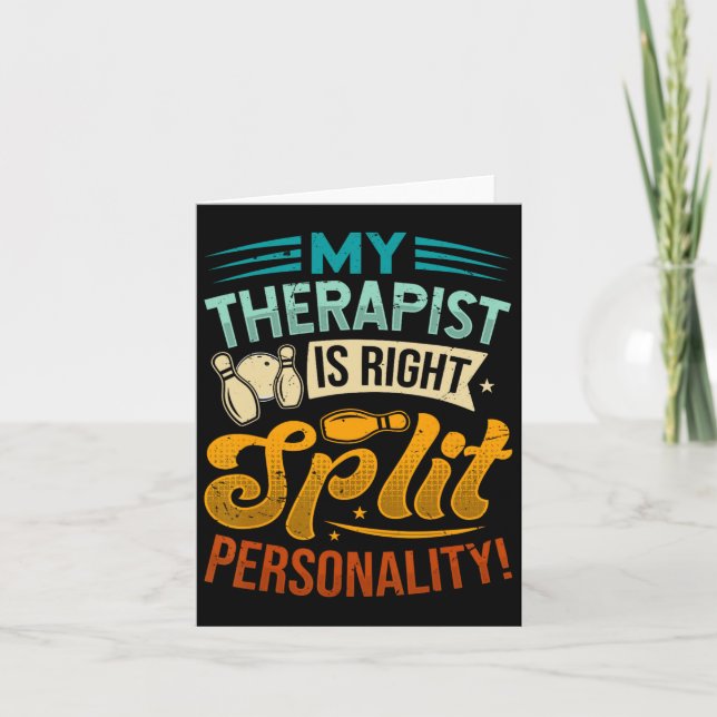 My Therapist Is Right - Split Personality  Card (Front)