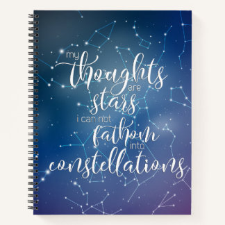 My Thoughts Are Stars Notebook