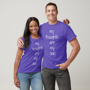 My Thoughts Basic Dark T-Shirt