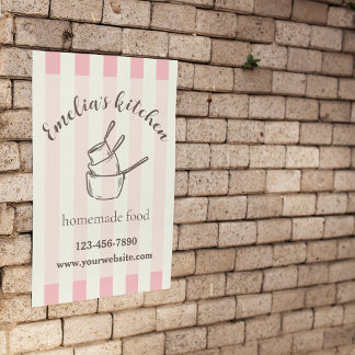 My tiny kitchen Business Contact Info  Poster