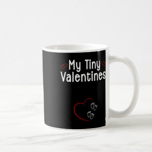 My Tiny Valentines Twins By Pregnancy Announcement Coffee Mug