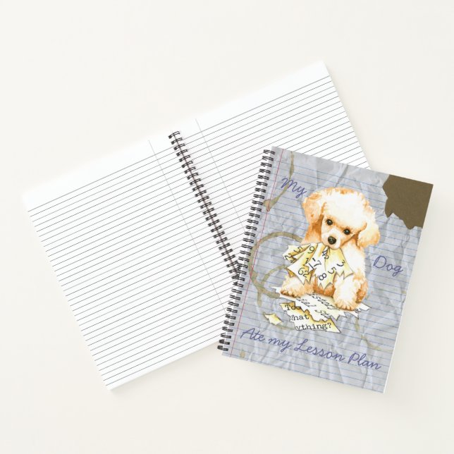 My Toy Poodle Ate my Lesson Plan Notebook (Inside)