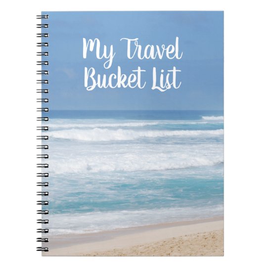 My Travel Bucket List Notebook | Zazzle.co.nz