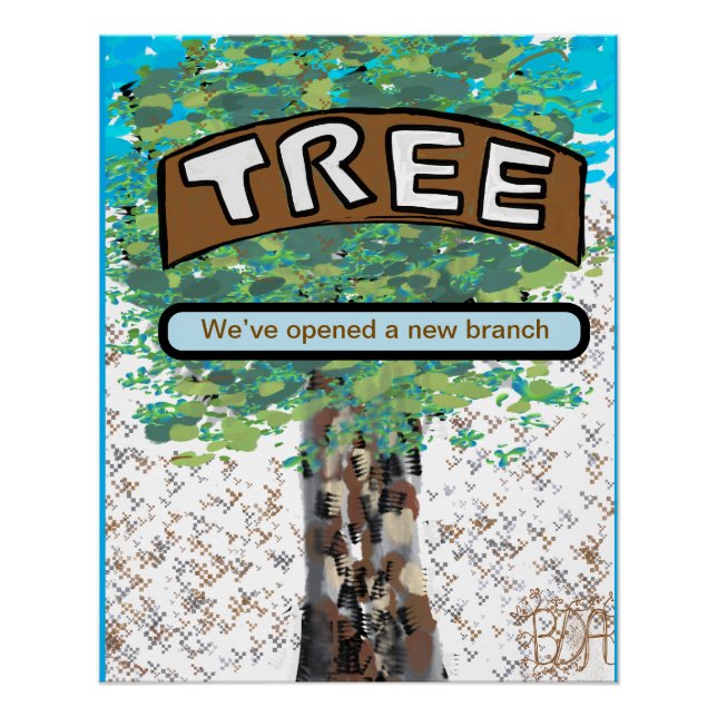 My Tree, Steadfast and Strong, Hug a Tree Poster (Front)