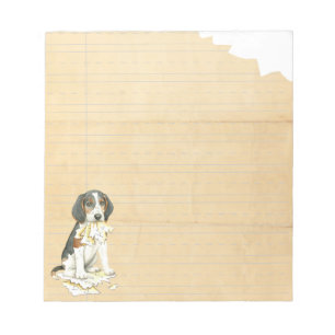 My Treeing Walker Coonhound Ate my Homework Notepad