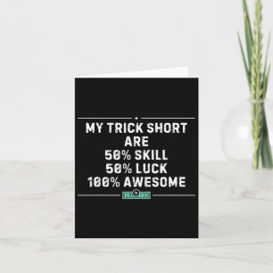 My Trick Shot Billiards Vintage Pool Player Funny  Card