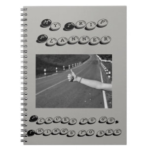 My trip planner - places to go, things to see spiral notebook
