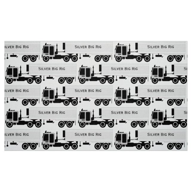 My Trucking Company Novelty Print Fabric (Fat Quarter)