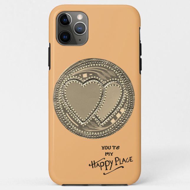 My True Love You are My Happy Place Case-Mate iPhone Case (Back)