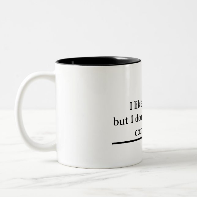 My true self Two-Tone coffee mug (Left)
