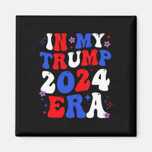 My Trump 2024 Era Groovy Take America Back Trump 2 Magnet