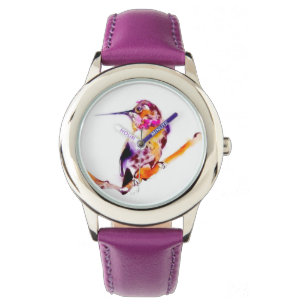My Twig Hummingbird Print Watch
