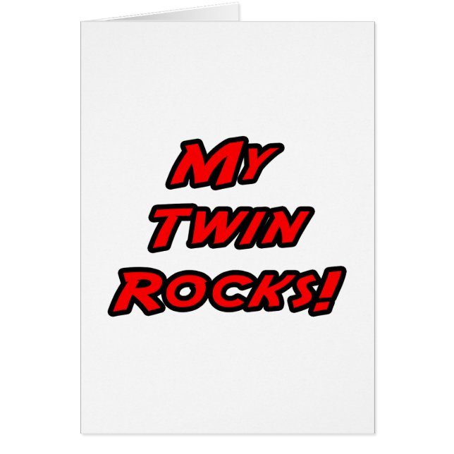 My Twin Rocks (Front)