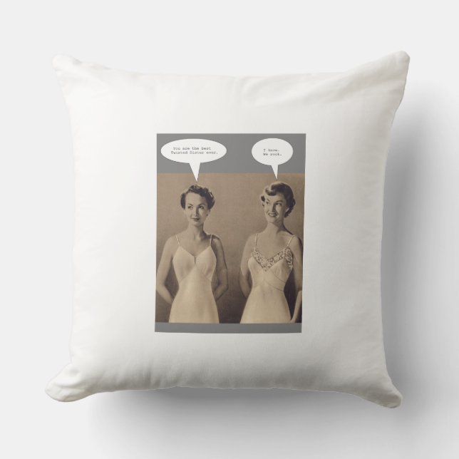 My Twisted Sister Cushion (Front)