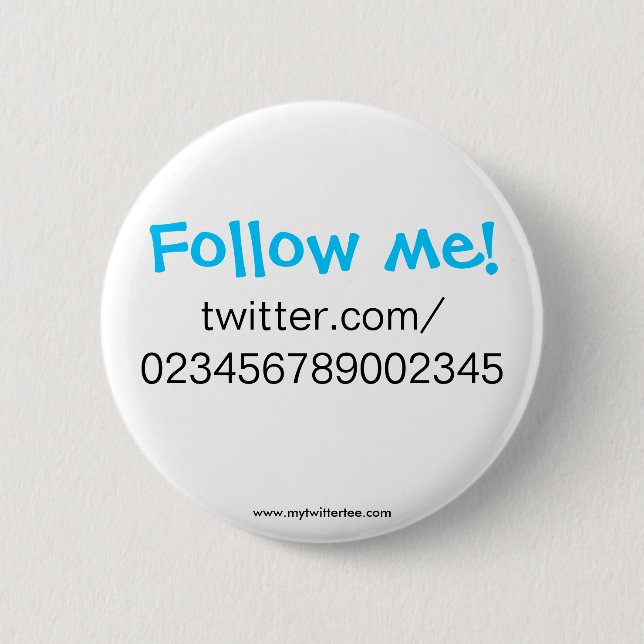 My Twitter Tee - Buttons (Front)