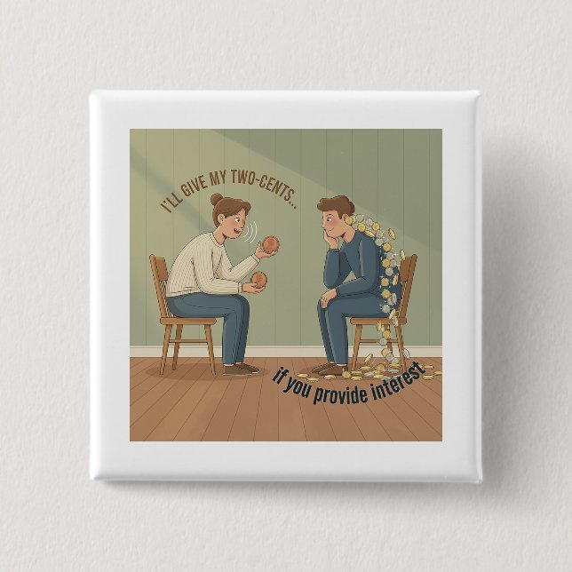 My Two-Cents Button (Front)