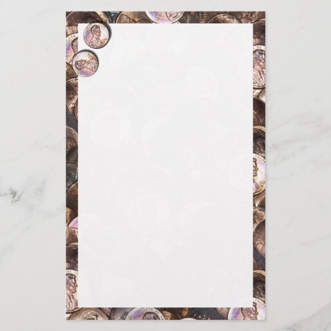 My Two Cents Worth Stationery (Front)