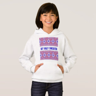 MY UGLY SWEATER Personalized Xmas Girls Pullover