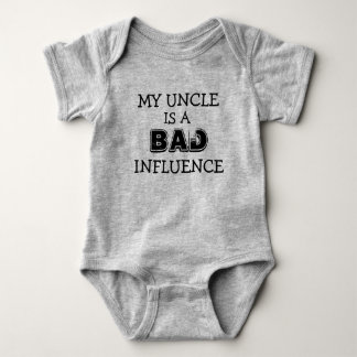 My uncle is a bad influence funny nephew shirt