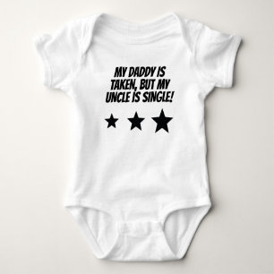 My Uncle Is Single Baby Bodysuit