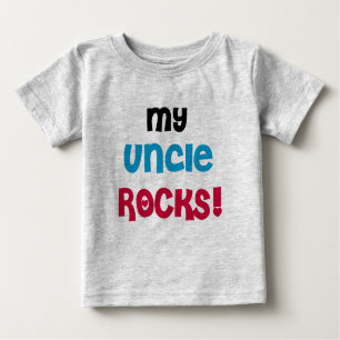 My Uncle Rocks Baby T-Shirt
