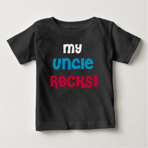 My Uncle Rocks Baby T-Shirt