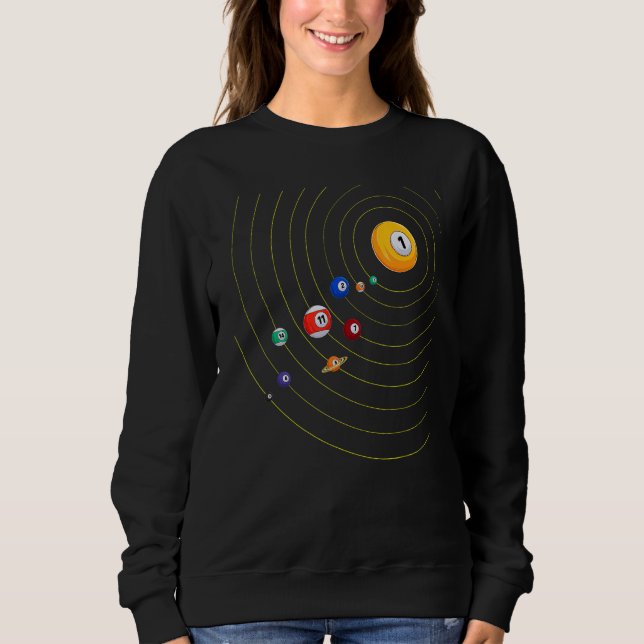 My Universe  Pool Billiard Sweatshirt (Front)