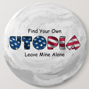 My Utopia 6 Cm Round Badge