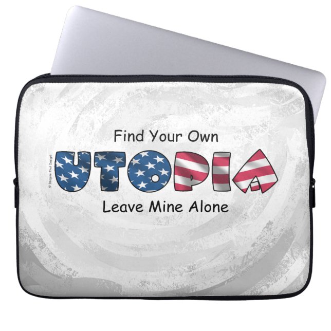 My Utopia Laptop Sleeve (Front)