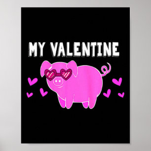 My Valentine G Farmer Pet Owner Love Valentines  Poster