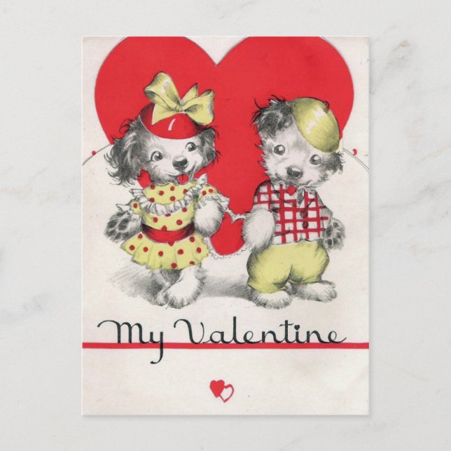 My Valentine Holiday Postcard (Front)