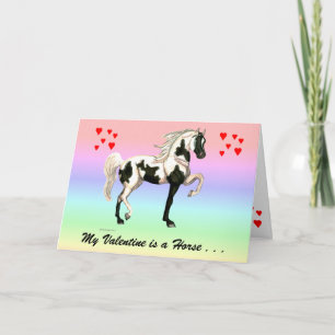 My Valentine Horse Greeting Card