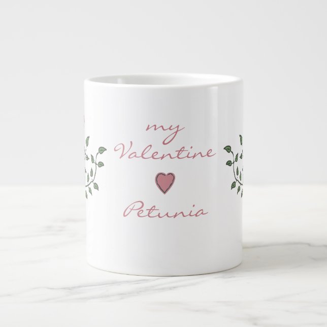 My Valentine Tree Jumbo Mug (Front)