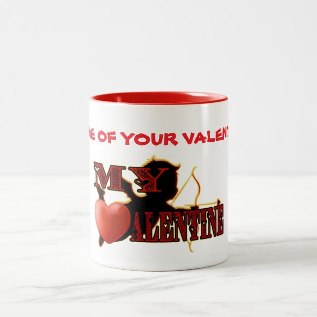 MY VALENTINE Two-Tone COFFEE MUG (Center)